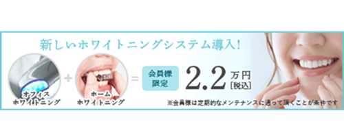 ホワイトニングシステム
